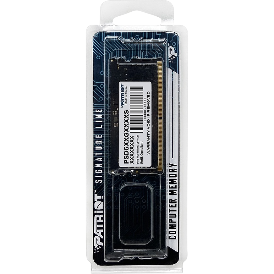 Оперативная память 32Gb DDR5 5600MHz Patriot Signature Line SO-DIMM (PSD532G56002S) - фото 6