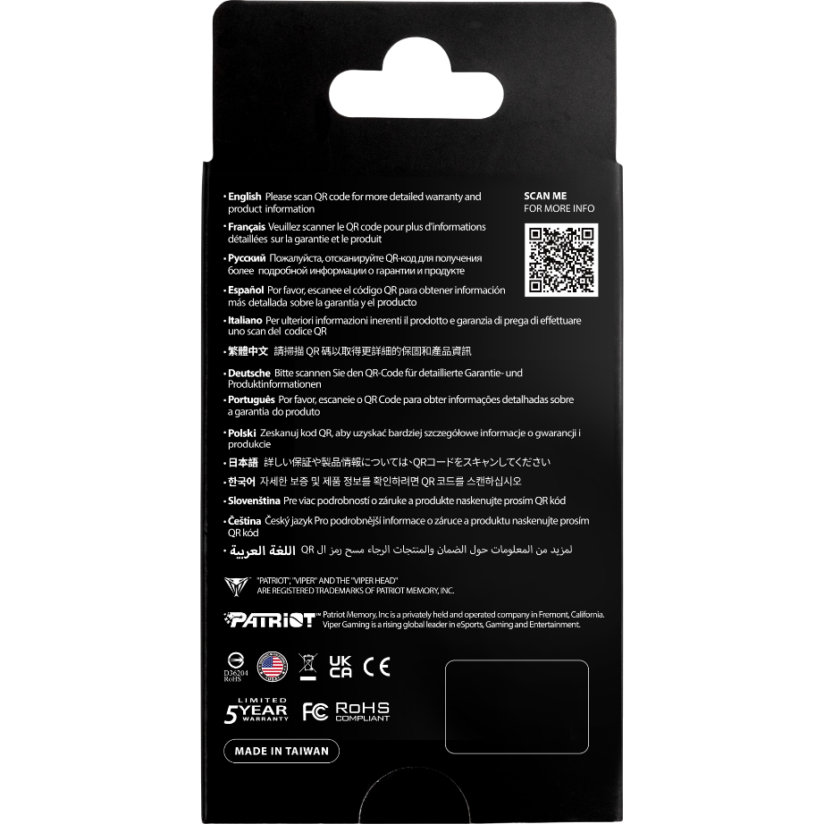 Накопитель SSD 1Tb Patriot Viper PV593 (PV593P1TBM28H) - фото 5