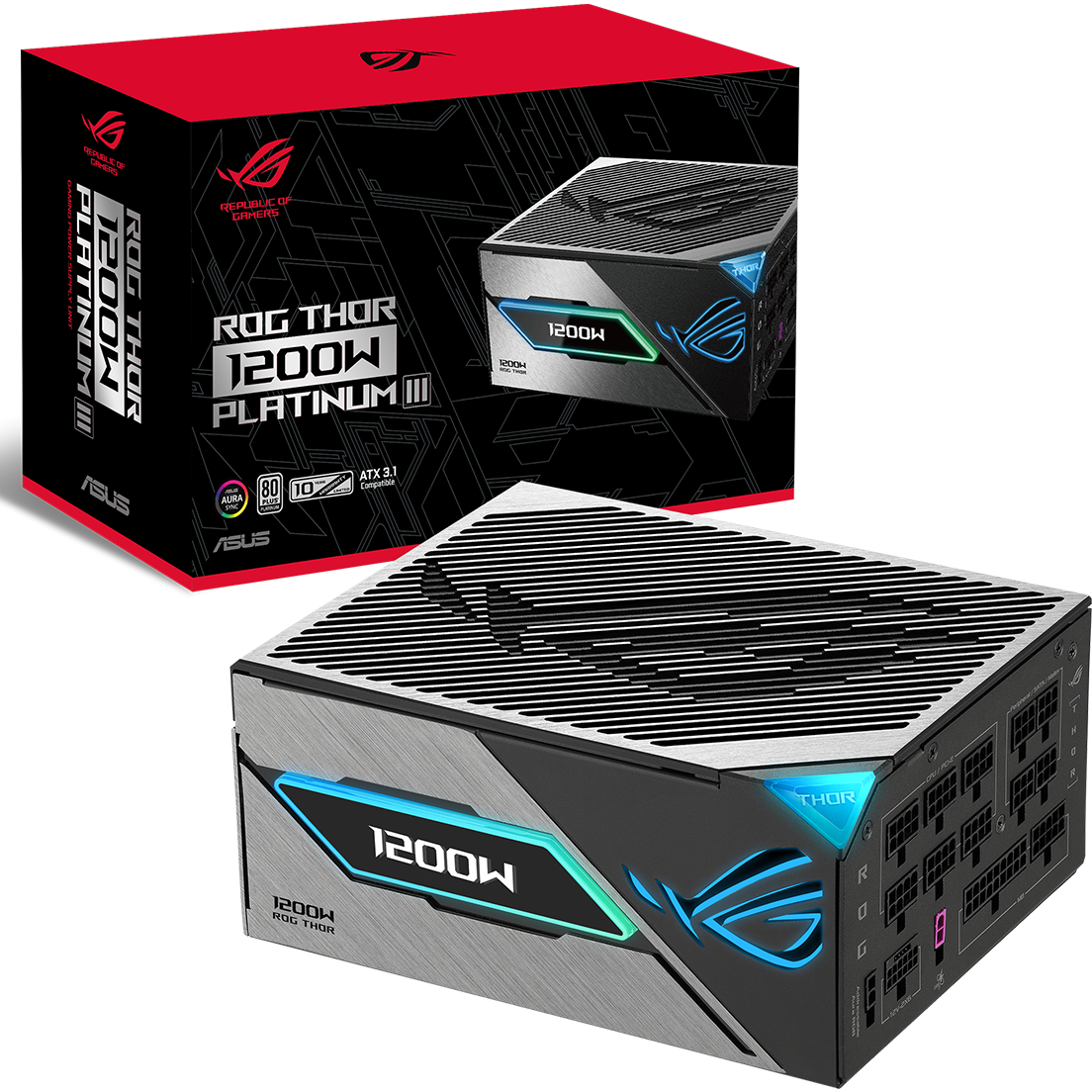 Блок питания 1200W ASUS ROG THOR Platinum III - 90YE00V2-B0NA00 - фото 11