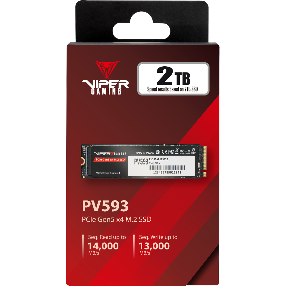 Накопитель SSD 2TB Patriot Viper PV593 (PV593P2TBM28H) - фото 4