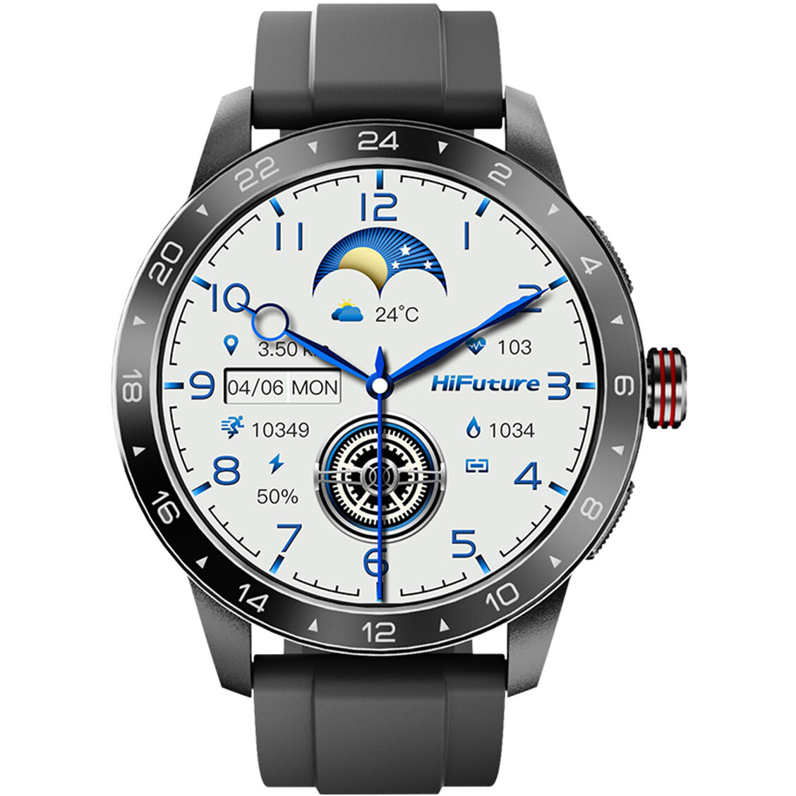 Умные часы HiFuture Flex2 Night Black - фото 2