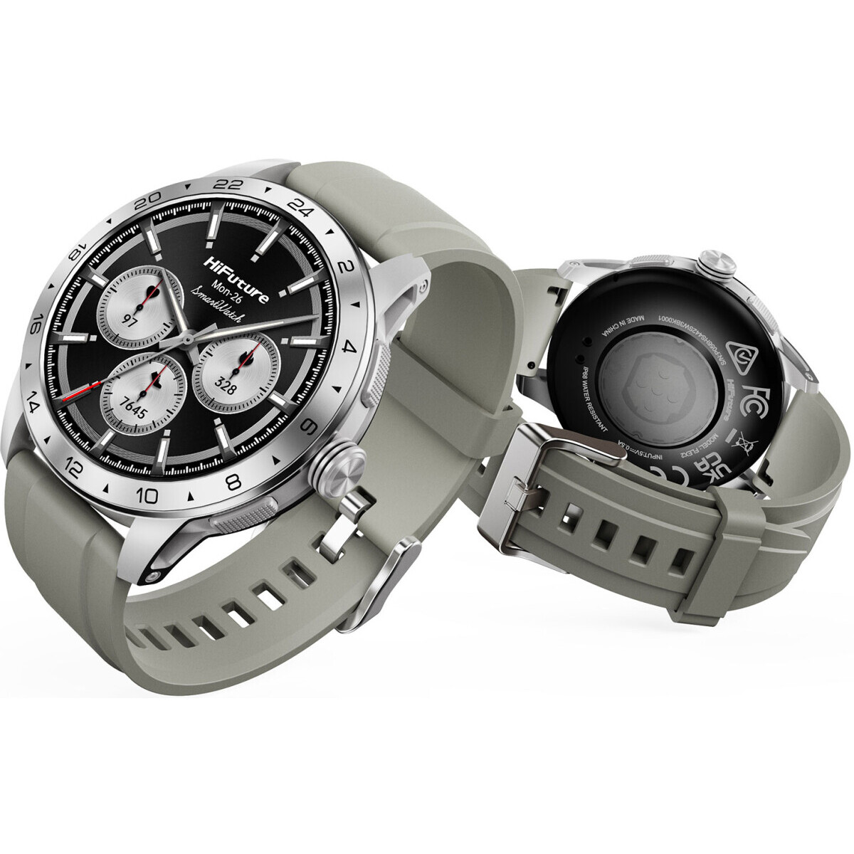 Умные часы HiFuture Flex2 Sonic Silver - фото 3