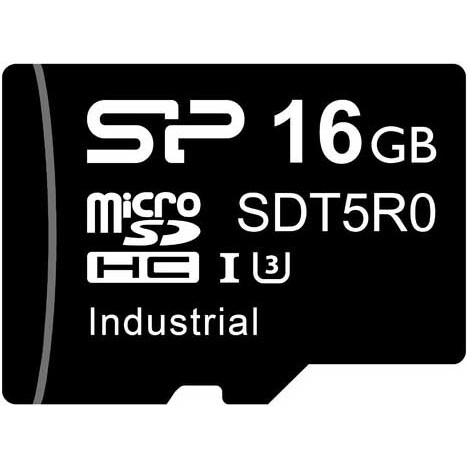 Карта памяти 16Gb MicroSD Silicon Power Industrial SDT5R0 (SP016GISDT5R5NE0)