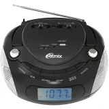 Аудиомагнитола Ritmix RBB-030BT Black/Silver