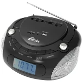 Аудиомагнитола Ritmix RBB-030BT Black/Silver