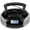 Аудиомагнитола Ritmix RBB-040BT Black/Silver