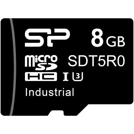 Карта памяти 8GB MicroSD Silicon Power Industrial SDT5R0 (SP008GISDT5R5NW0) OEM