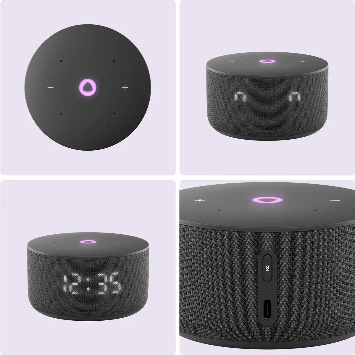 Умная колонка Яндекс Станция Мини 3 Чёрная (YNDX-00027BLK) - фото 5