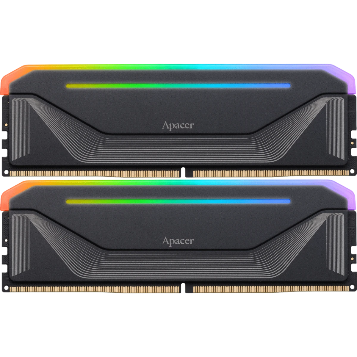Оперативная память 64Gb DDR5 6400MHz Apacer NOX RGB (AH5U64G64C552NBAA-2) (2x32Gb KIT)