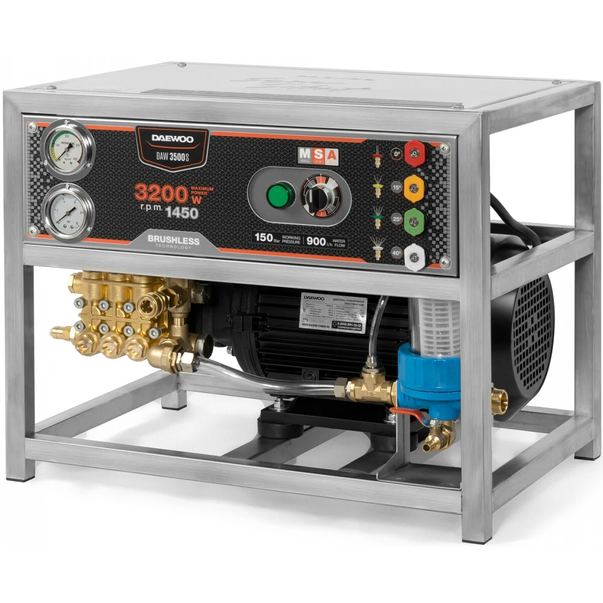Мойка высокого давления Daewoo DAW 3500S - фото 2