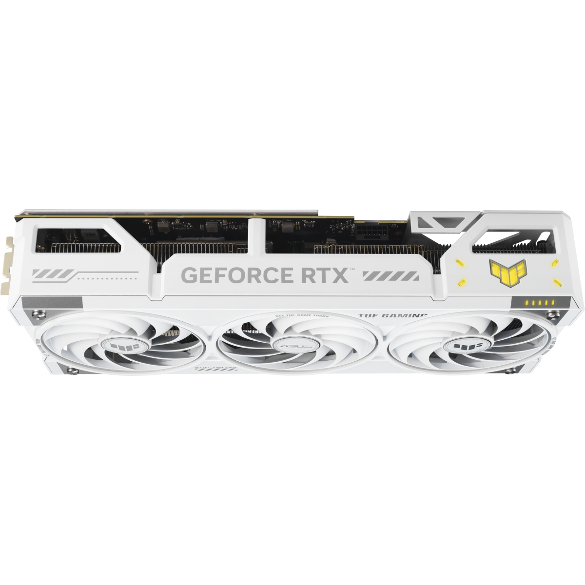 Видеокарта NVIDIA GeForce RTX 5070 Ti ASUS TUF Gaming BTF White OC 16GB (TUF-RTX5070TI-O16G-BTF-WHITE) - фото 6