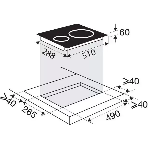 Индукционная варочная панель Brandt BPI1621UB - фото 4