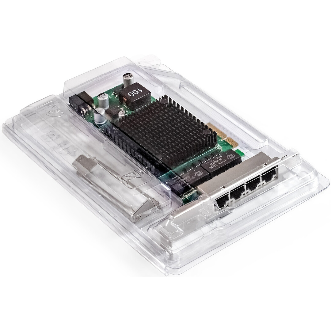 Сетевая карта ExeGate EXE-I350-T4V2-PoE - EX299014RUS - фото 3