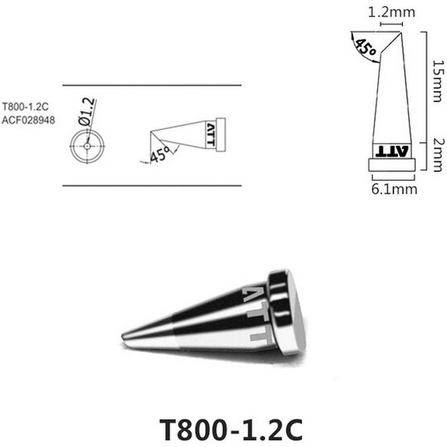Жало Atten T800-1.2C