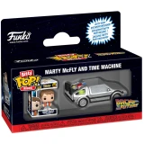 Фигурка Funko Bitty POP! Rides BTTF Marty McFly and Time Machine (85521)