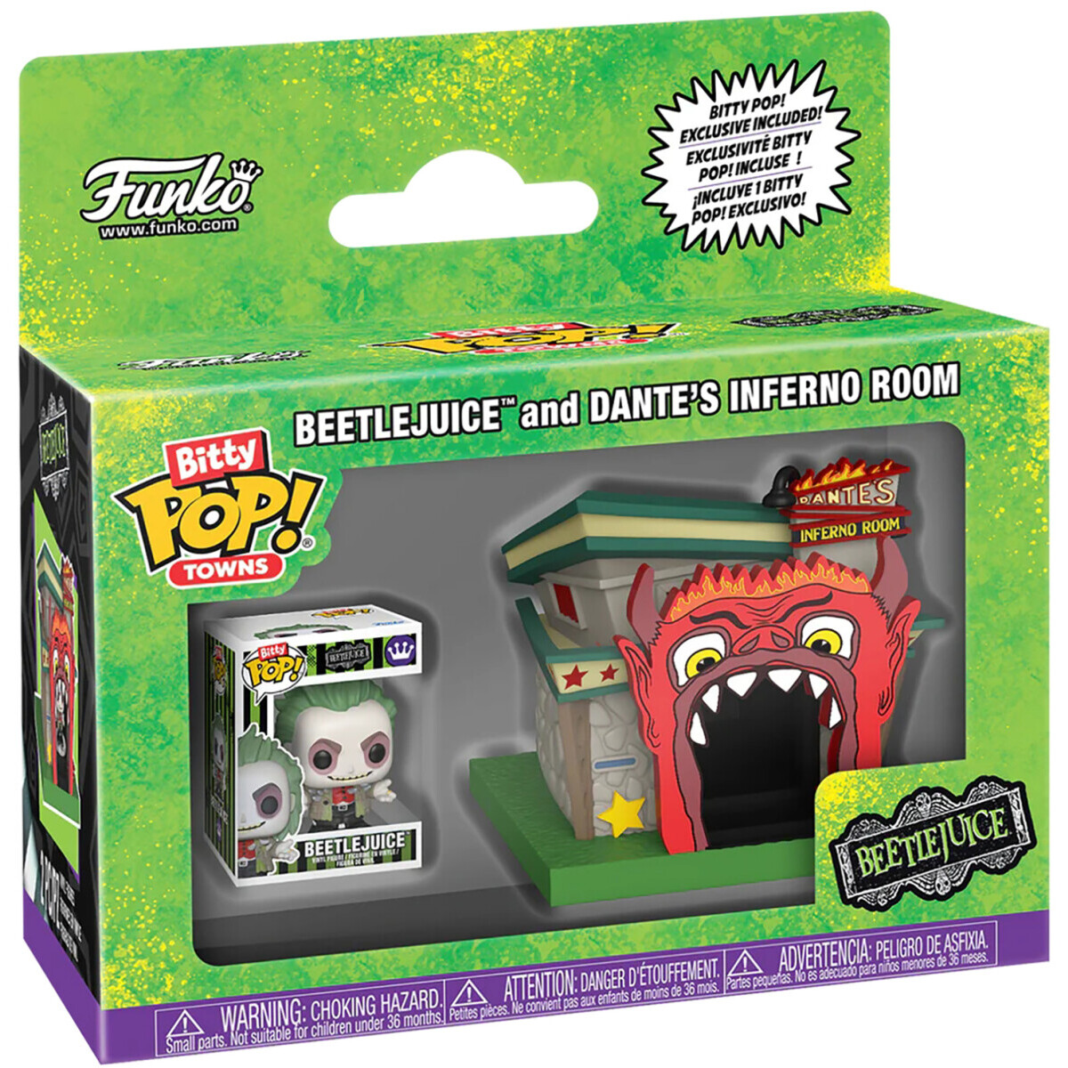 Фигурка Funko Bitty POP! Towns Beetlejuice Beetlejuice and Dante's Inferno Room - 85517 - фото 3