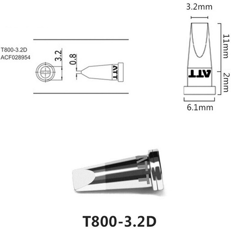 Жало Atten T800-3.2D - ACF028954