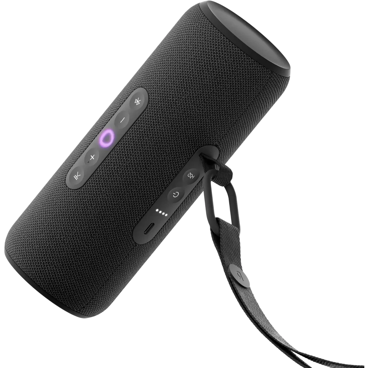 Умная колонка Яндекс Станция Стрит Алиса Чёрный (YNDX-00030BLK)