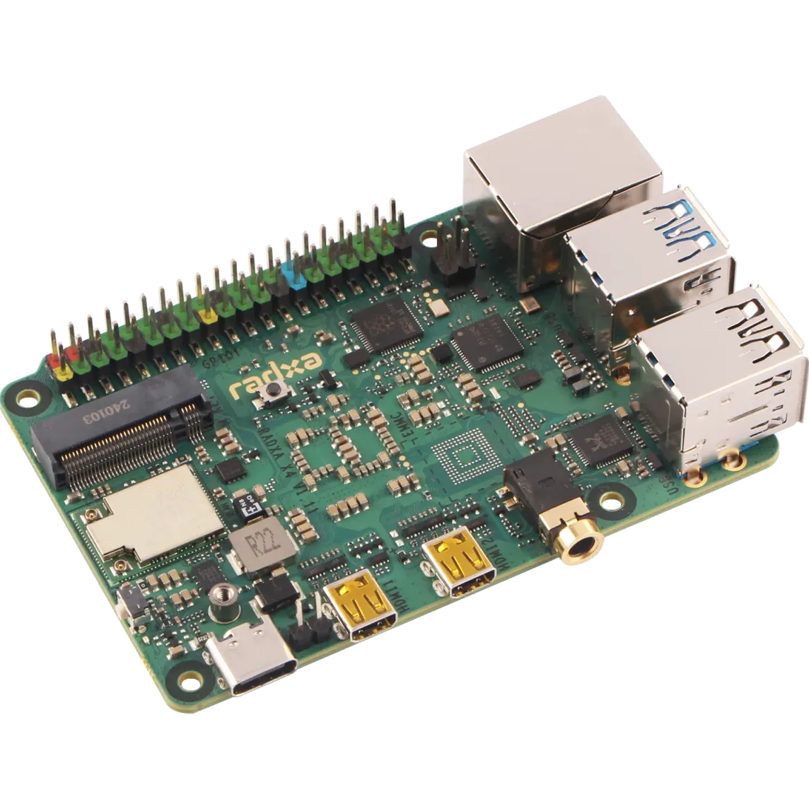 Одноплатный компьютер Radxa X4 16Gb - RS866-D16E0R30W16