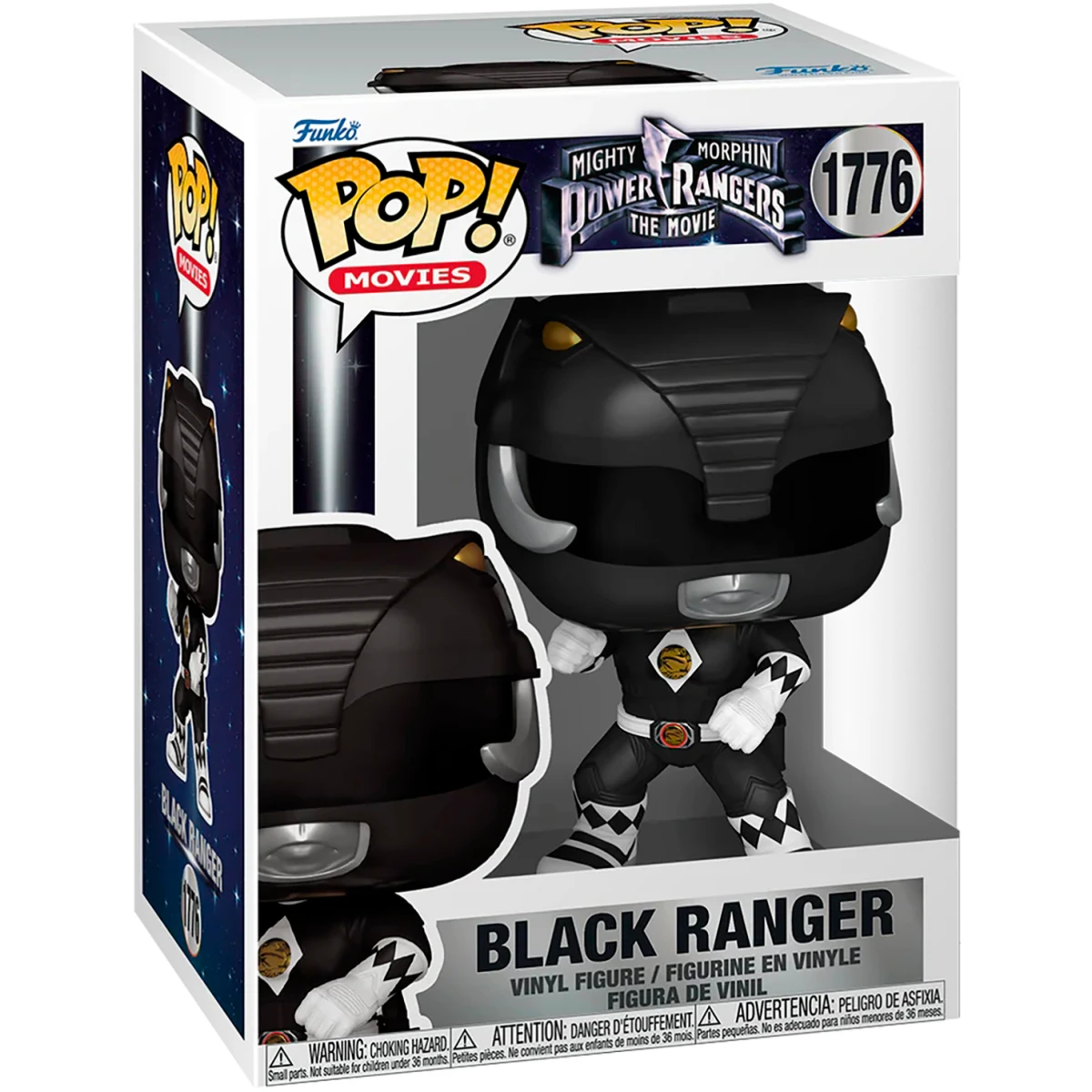 Фигурка Funko POP! Movies Power Rangers Movie Black Ranger - 81193 - фото 2