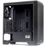 ..... Корпус Zalman S2 Black  царапина на стекле