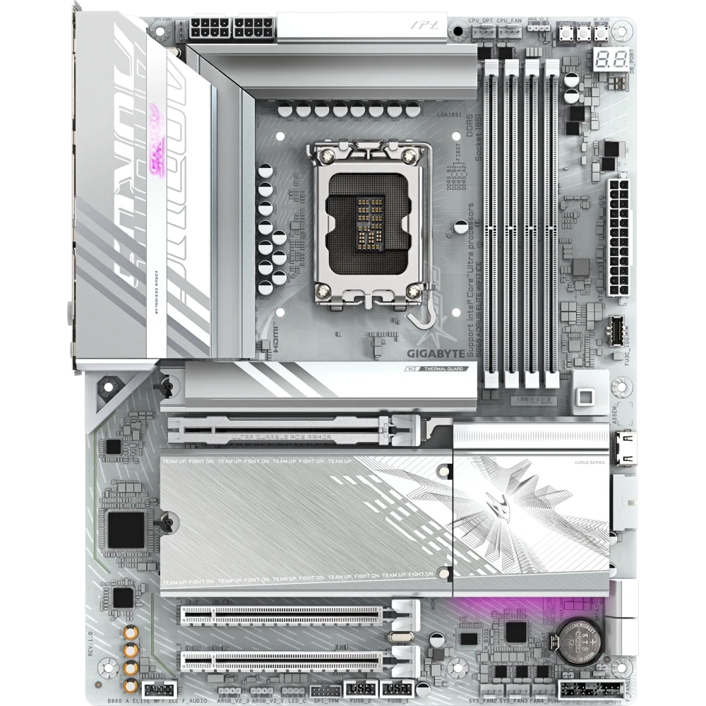 ..... Материнская плата Gigabyte B860 AORUS ELITE WIFI7 ICE (6509) Б/У
