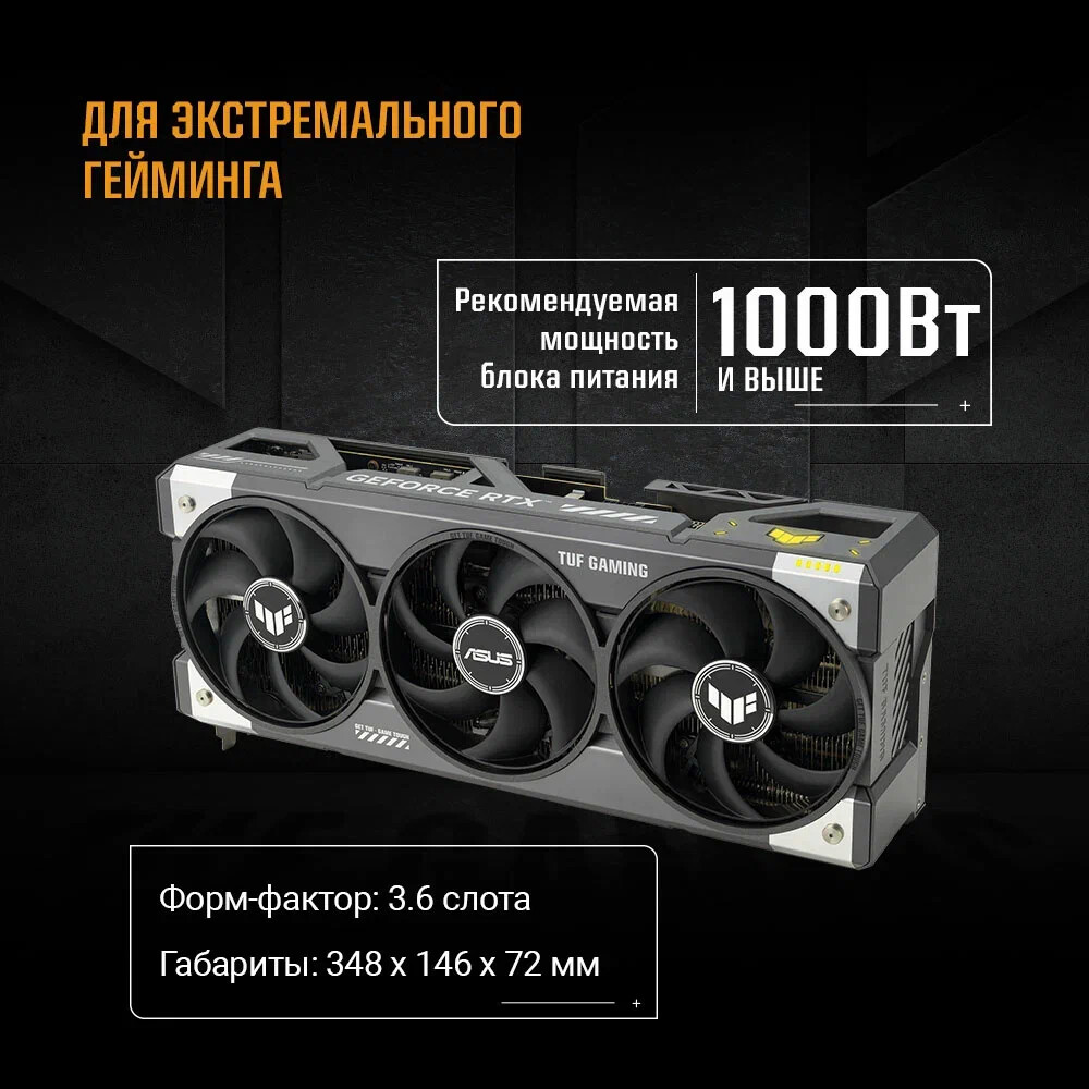 Видеокарта NVIDIA GeForce RTX 5090 ASUS TUF Gaming OC 32Gb (TUF-RTX5090-O32G-GAMING) - фото 13