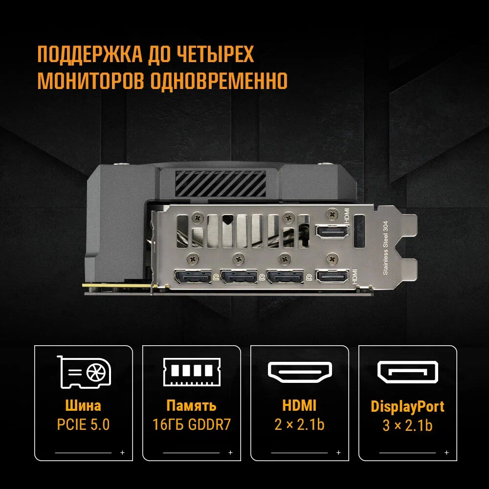 Видеокарта NVIDIA GeForce RTX 5070 Ti ASUS TUF Gaming OC 16Gb (TUF-RTX5070TI-O16G-GAMING) - фото 15
