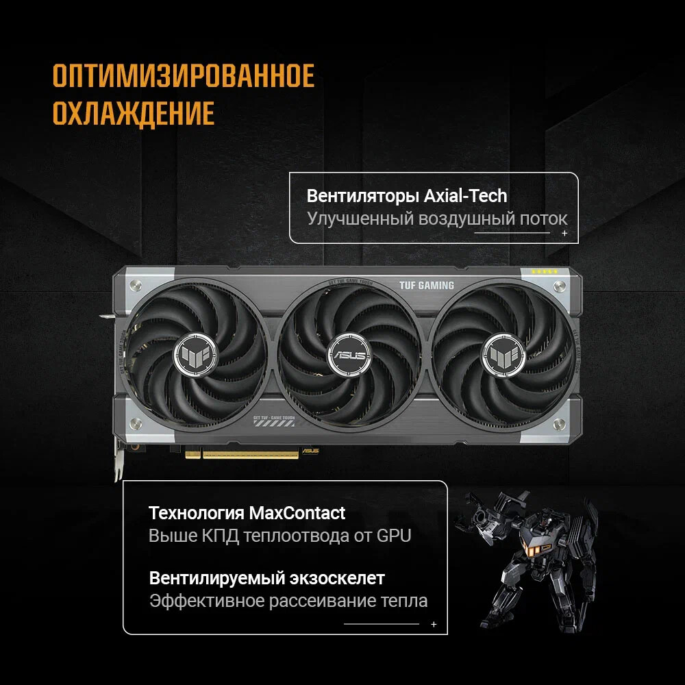Видеокарта NVIDIA GeForce RTX 5070 Ti ASUS TUF Gaming OC 16Gb (TUF-RTX5070TI-O16G-GAMING) - фото 17