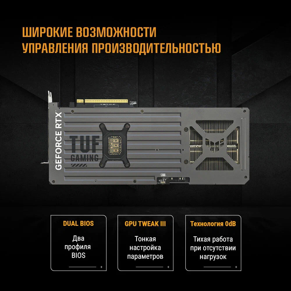 Видеокарта NVIDIA GeForce RTX 5070 Ti ASUS TUF Gaming OC 16Gb (TUF-RTX5070TI-O16G-GAMING) - фото 18