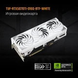 Видеокарта NVIDIA GeForce RTX 5070 Ti ASUS TUF Gaming BTF White OC 16Gb (TUF-RTX5070TI-O16G-BTF-WHITE)