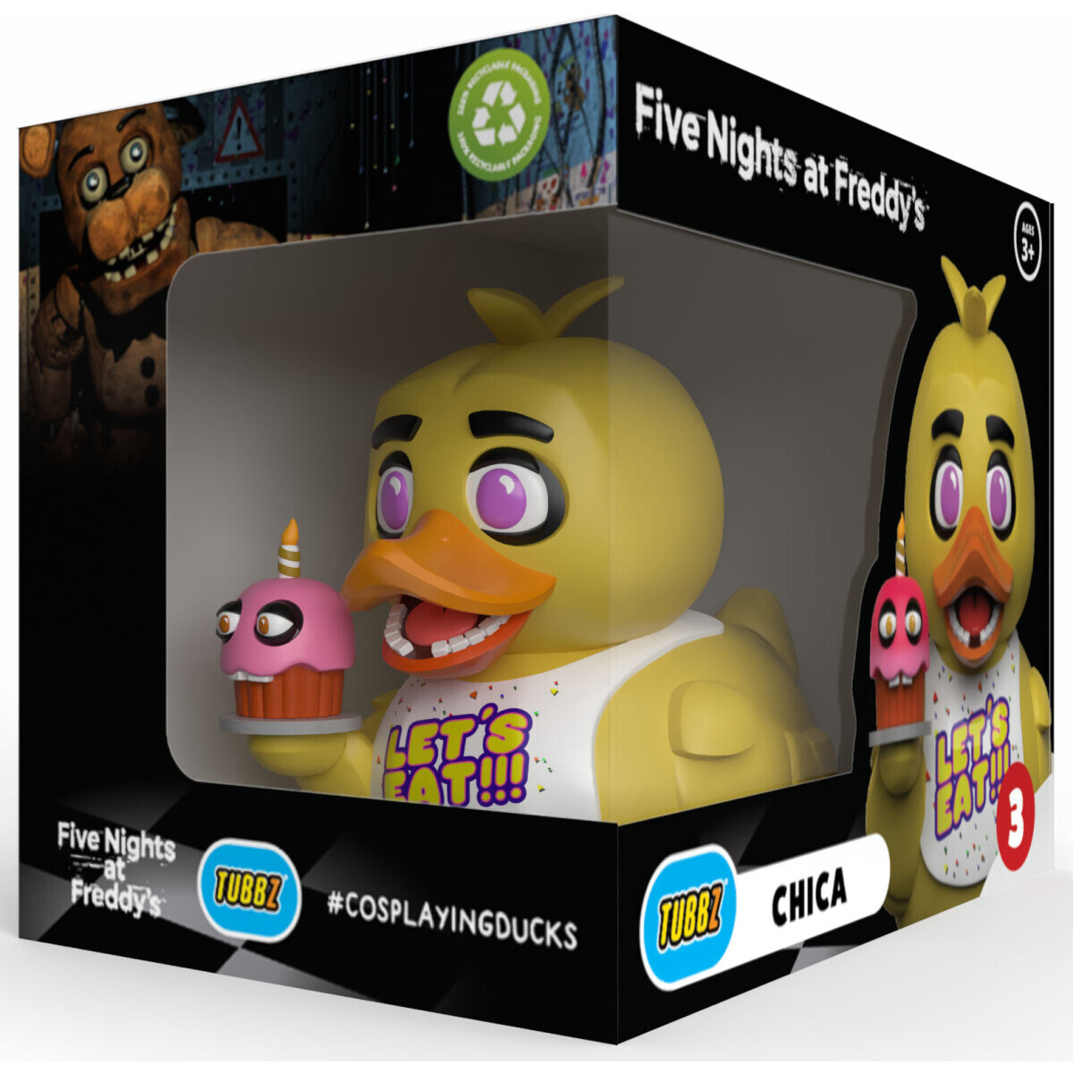Фигурка Numskull TUBBZ Five Nights At Freddy's: Chica (Boxed Edition) - NS5443 - фото 6