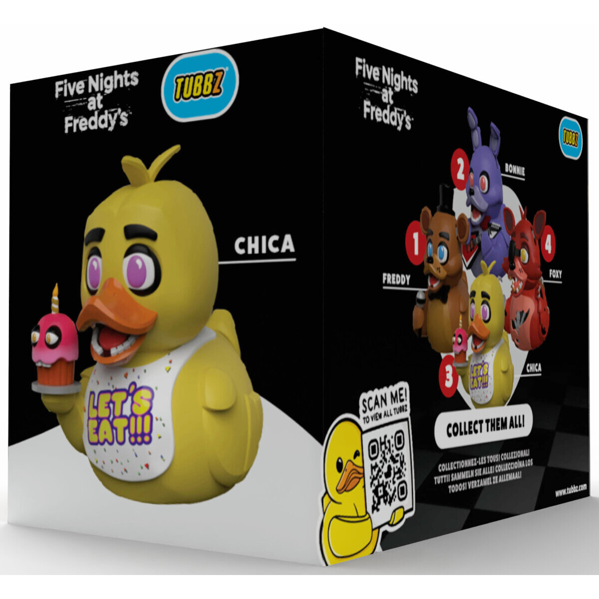 Фигурка Numskull TUBBZ Five Nights At Freddy's: Chica (Boxed Edition) - NS5443 - фото 7