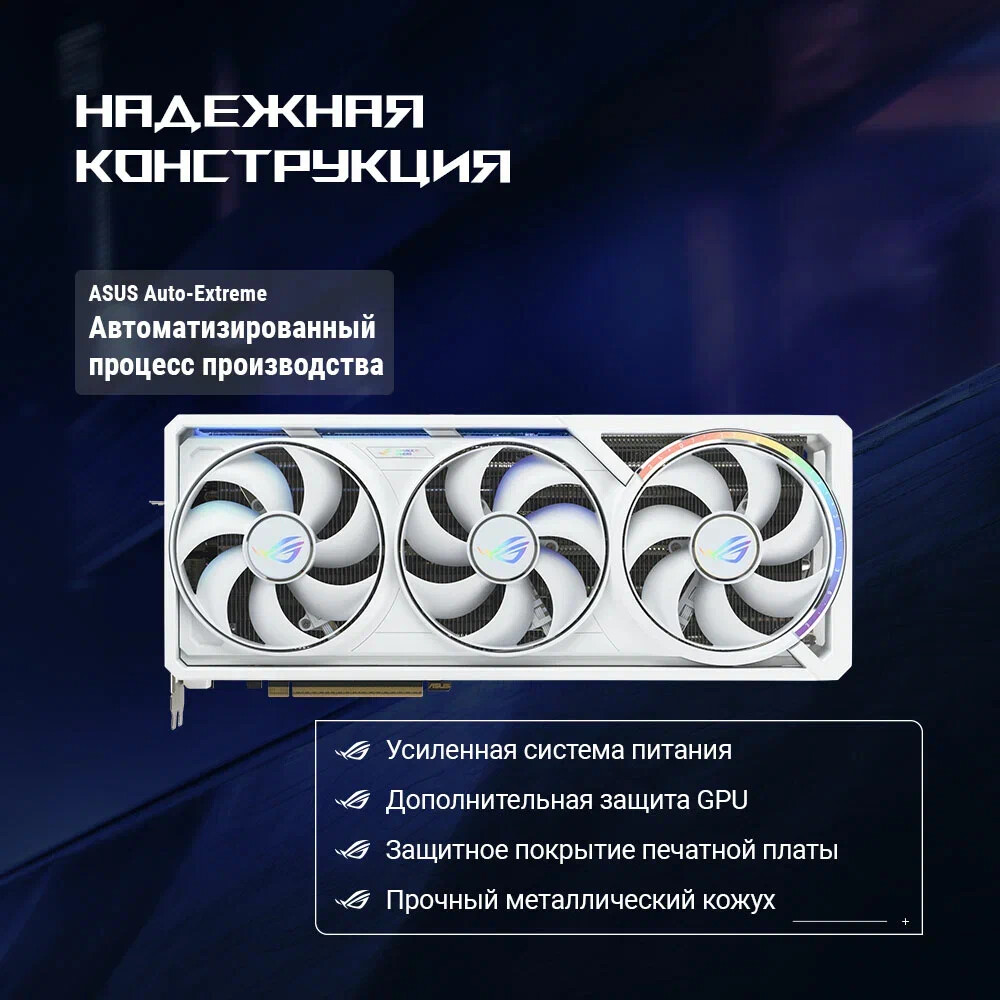 Видеокарта NVIDIA GeForce RTX 5080 ASUS ROG Astral White OC 16GB (ROG-ASTRAL-RTX5080-O16G-WHITE) - фото 17