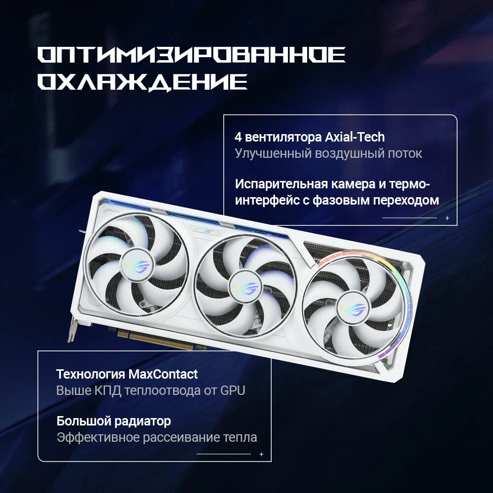 Видеокарта NVIDIA GeForce RTX 5080 ASUS ROG Astral White OC 16GB (ROG-ASTRAL-RTX5080-O16G-WHITE) - фото 18