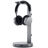 Подставка для наушников Satechi Headphone Holder with USB Hub Space Gray (ST-UCHSHM)