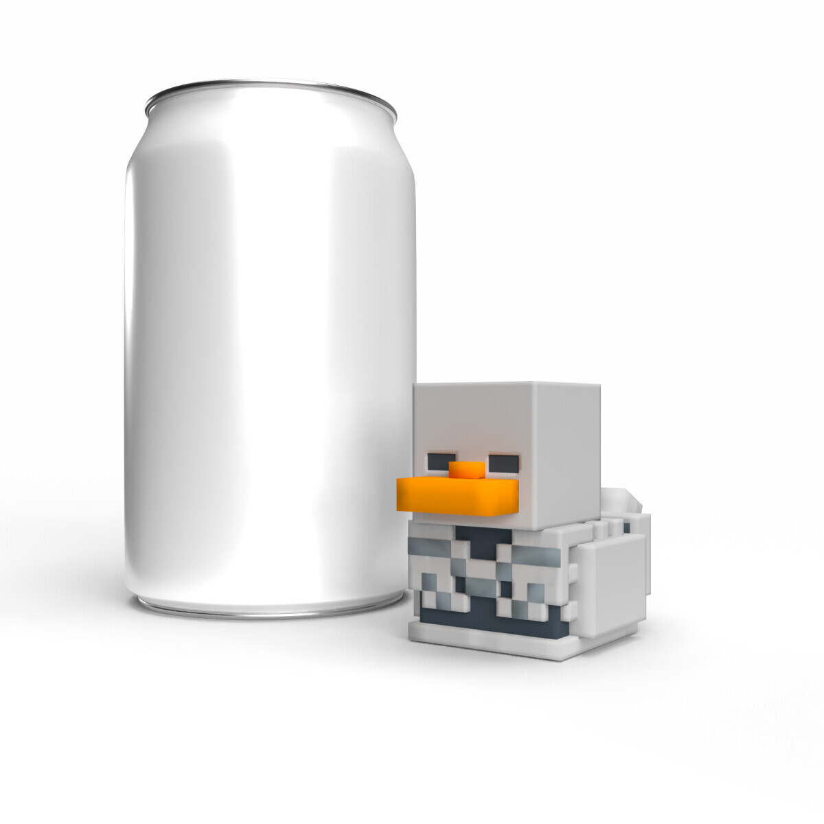 Фигурка Numskull TUBBZ Minecraft: Skeleton (Mini Edition) - NS5279 - фото 6