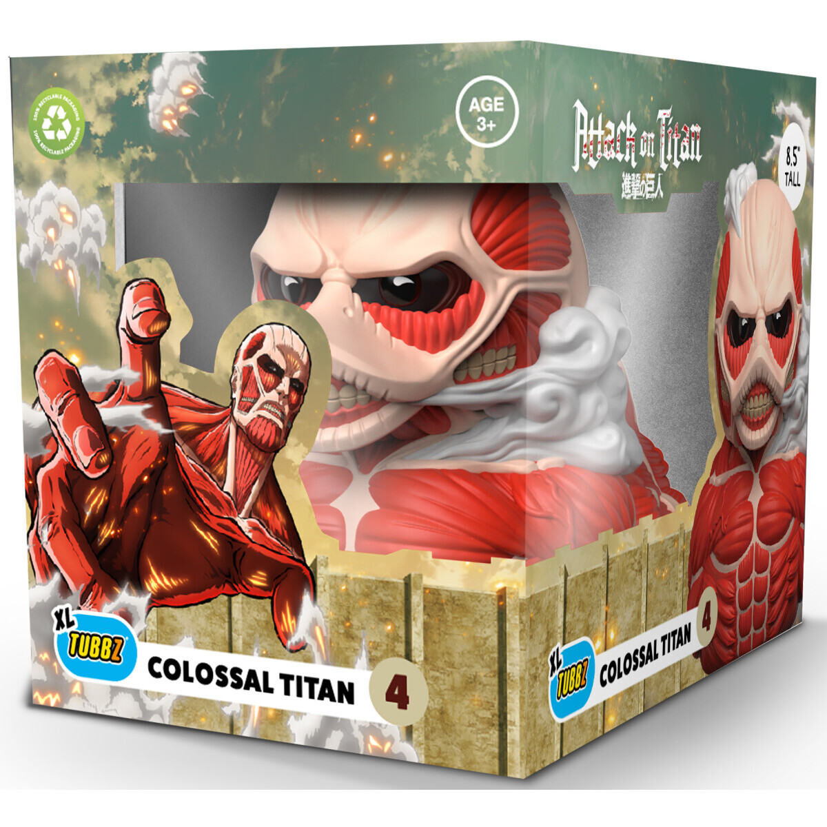 Фигурка-утка Numskull TUBBZ Attack On Titan: Colossal Titan (Giant XL Edition) - NS5302 - фото 6