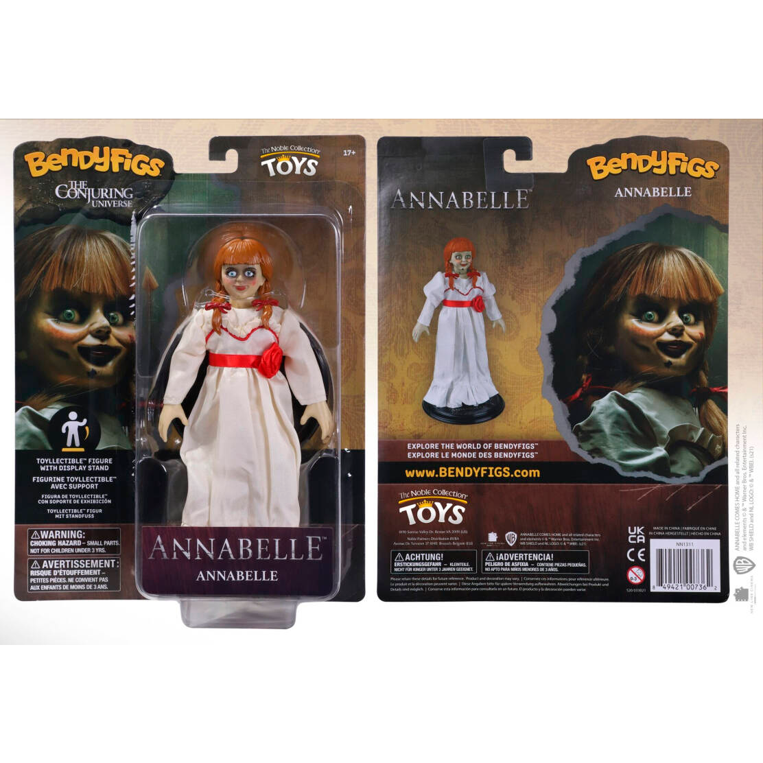 Фигурка Noble Collection Bendyfig Annabelle - NN5053 - фото 5