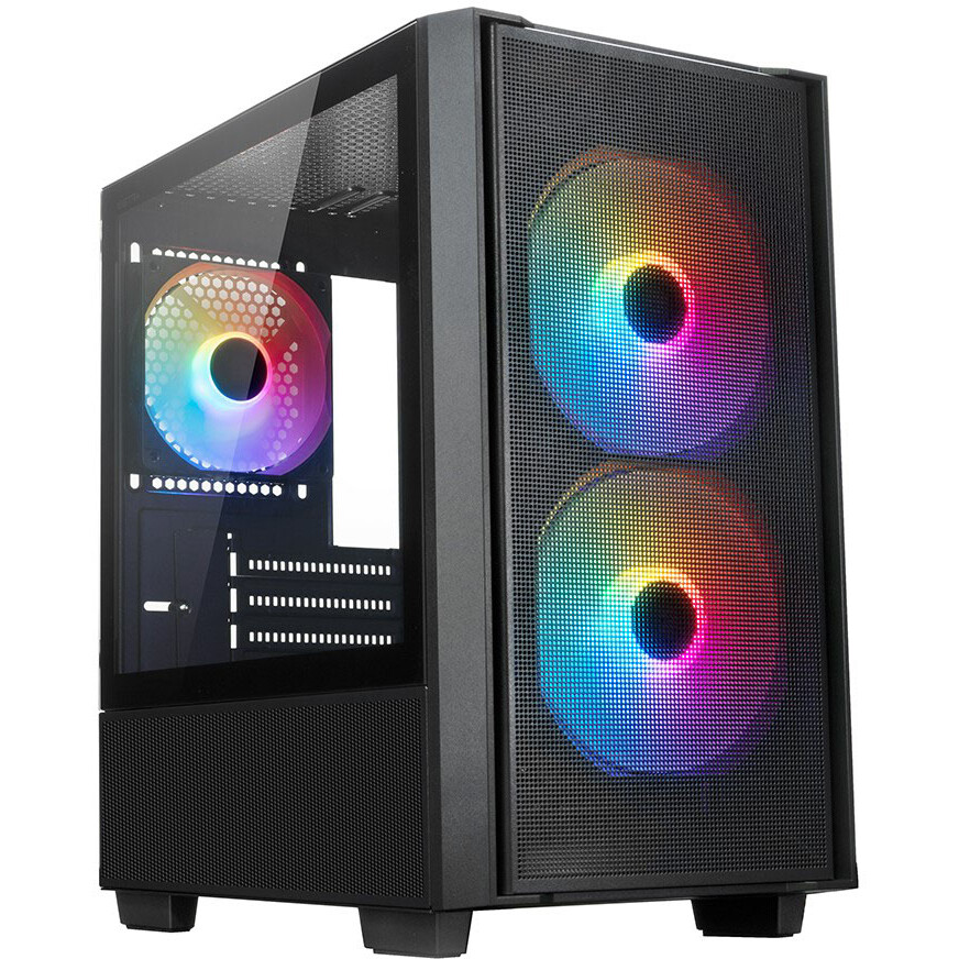 Корпус XASTRA A400M 3FRGB Black