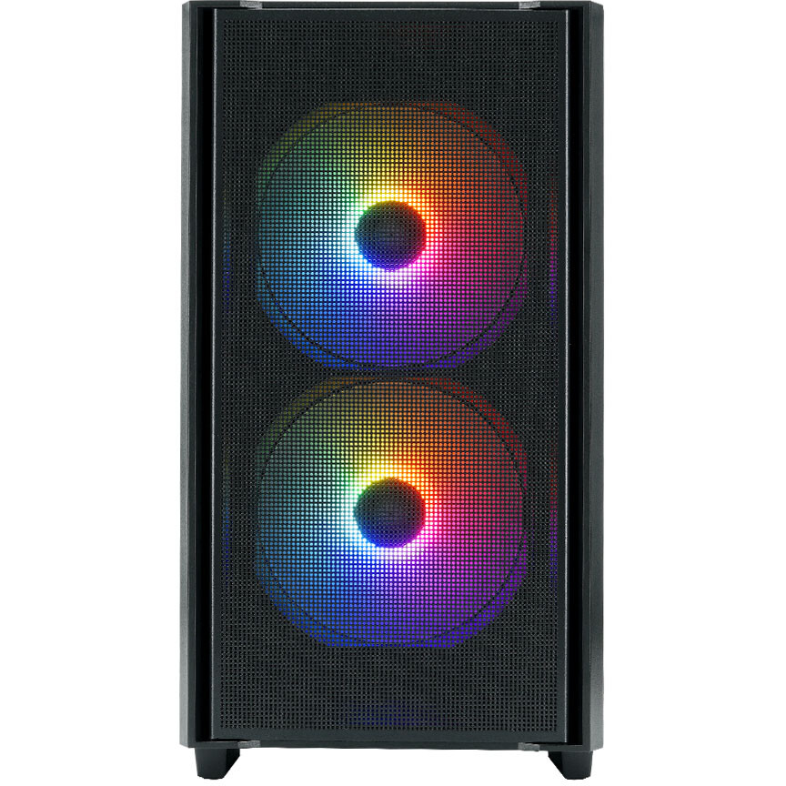 Корпус XASTRA A400M 3FRGB Black - A400M-2FC14F-1FC12F - фото 3