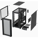 Корпус XASTRA A400M 3FRGB Black (A400M-2FC14F-1FC12F)