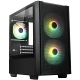 Корпус XASTRA A400M 3ARGB-C6 Black (A400M-2FC14A-1FC12A-C6)