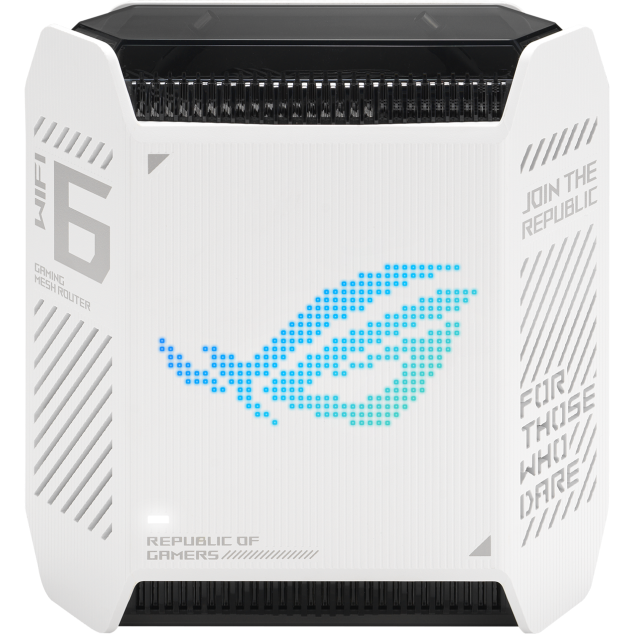 Mesh система ASUS ROG Rapture GT6 Moonlight White (2 шт.) - GT6(W-2-PK) - фото 7