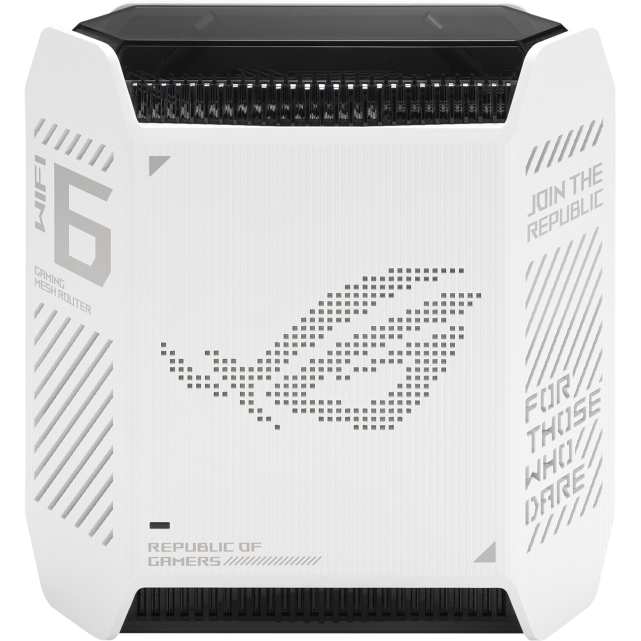 Mesh система ASUS ROG Rapture GT6 Moonlight White (2 шт.) - GT6(W-2-PK) - фото 8