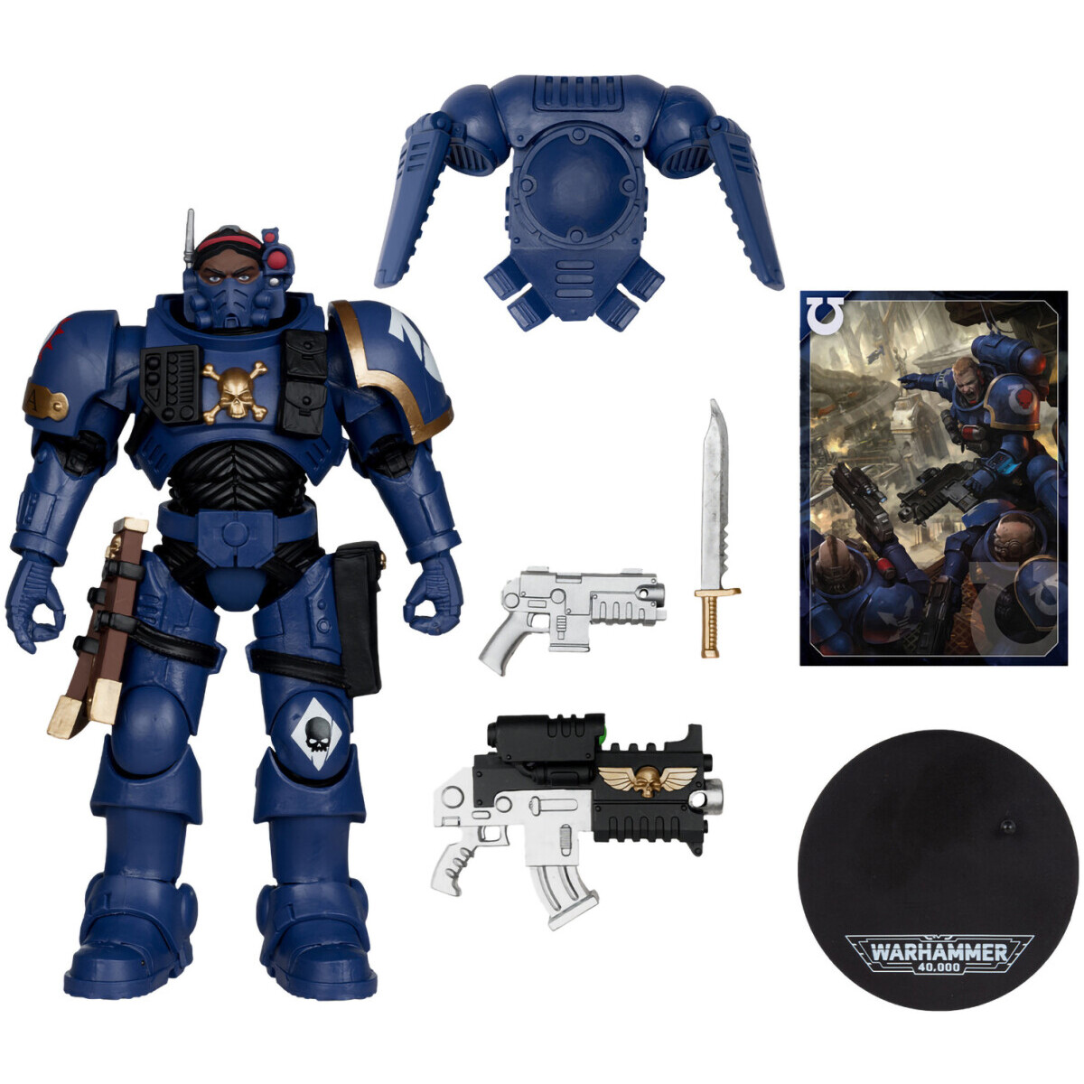 Фигурка McFarlane Toys Warhammer 40000 Figures Wv11 Lieutenant In Phobos Armor (Space Marine) - 0787926109061 - фото 4