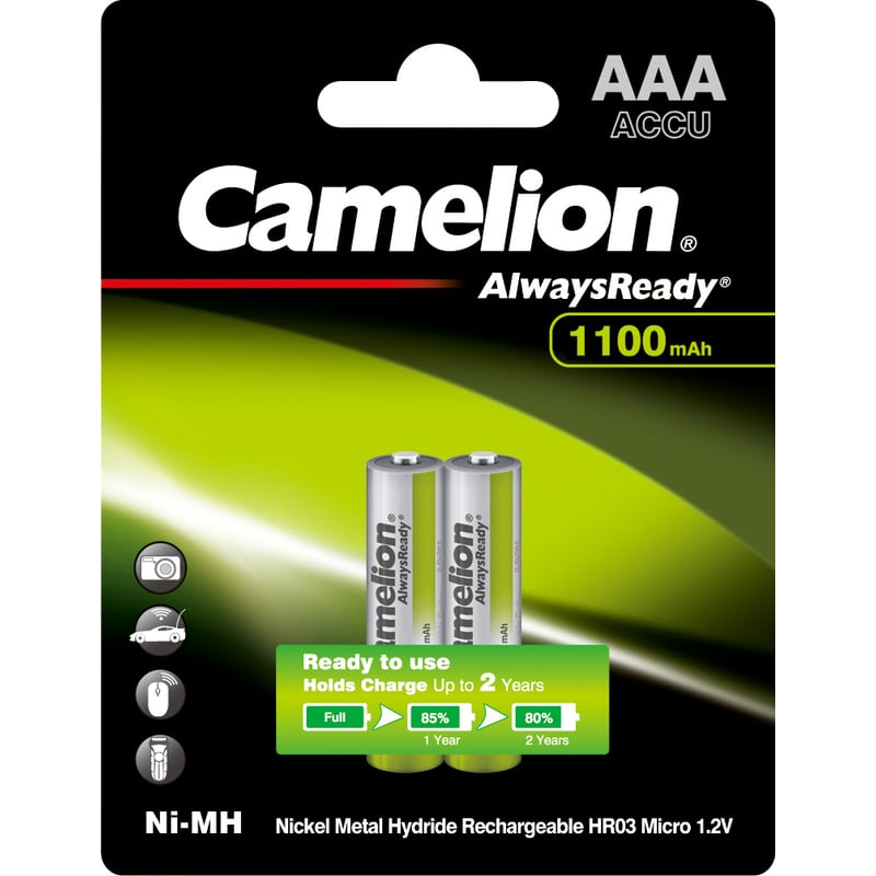 Аккумулятор Camelion (AAA, 1100mAh, 2 шт.)