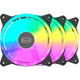 Вентилятор для корпуса PCcooler F3 T120 ARGB Black (3 шт.) (F3 T120 ARGB BK 3 IN 1)