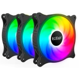 Вентилятор для корпуса PCcooler FX 120 ARGB Black (3 шт.) (FX 120 ARGB BK 3 IN 1)
