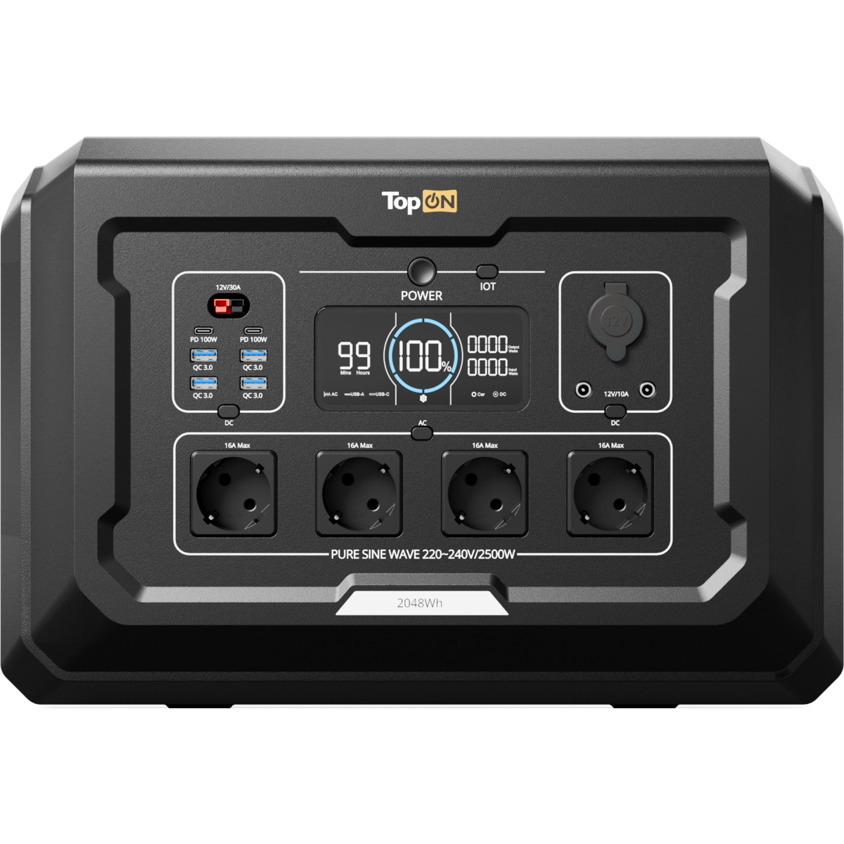 Портативная зарядная станция TopON TOP-X2500 - фото 2